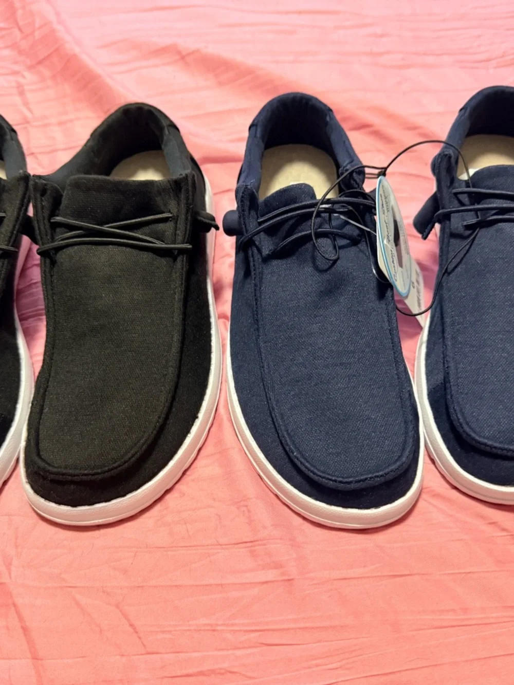 32* Degree Heat Cool Navy and Black 2pairs Cushion Boat Shoe - HeatCool Comfort - Picture 3 of 8
